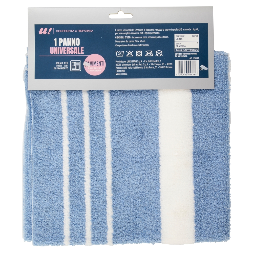 1 Panno Universale per Pavimenti U! Confronta e Risparmia